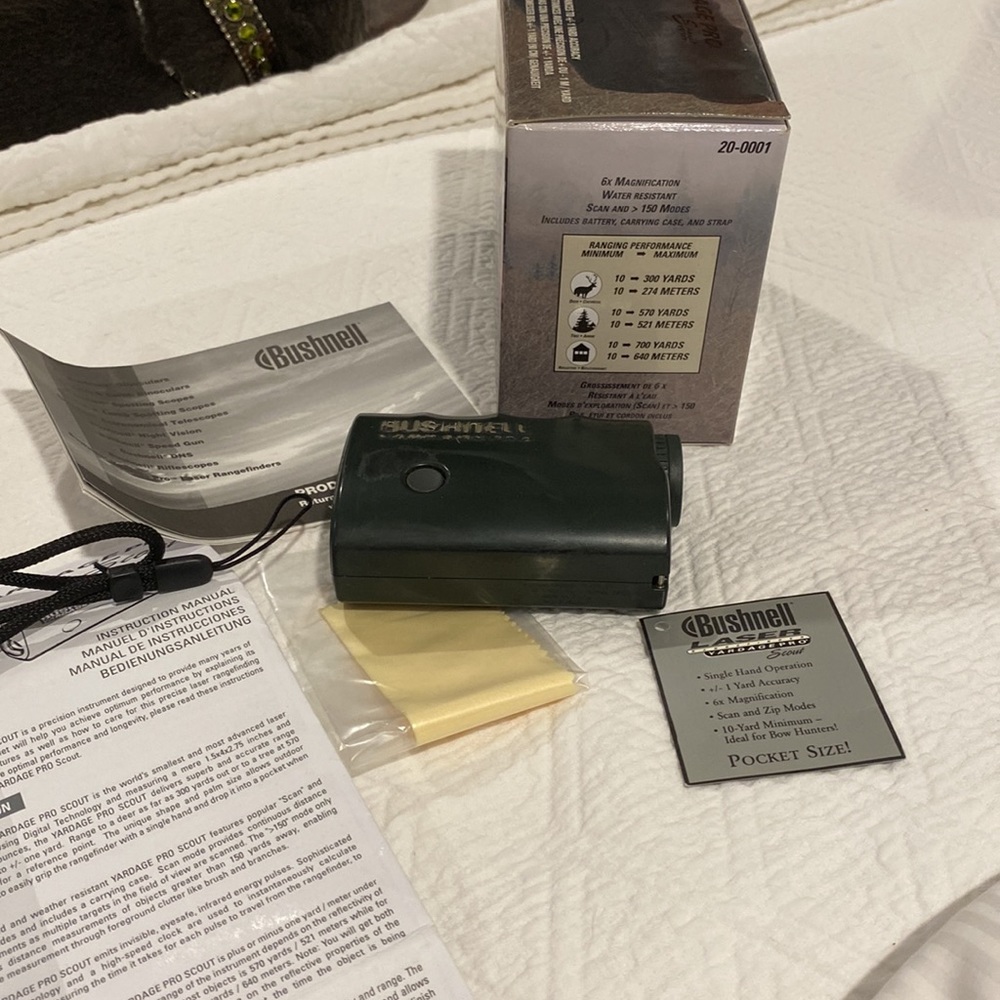 BUSHNELL LASER FAIRWAY FINDER TO DETECT HOW FAR THE FAIRWAY IS OR ANYTHI… - Picture 14 of 16